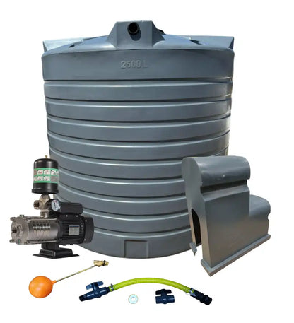 Water Tank Combo Executive – 10,000L Water Tank & 0.75kW Intelli VSD Booster Pump