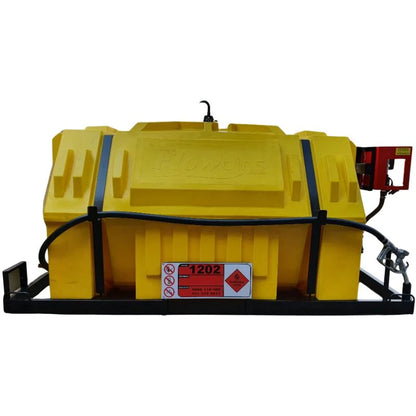 2000l Diesel bowser 40lpm-12v-exec horizontal unit
