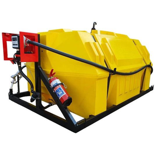 2000l Diesel bowser 40lpm-12v-exec horizontal unit