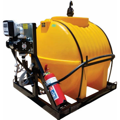 650l Diesel bowser 85lpm-12v horizontal unit