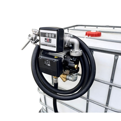 1000 Litre IBC Tank With 220v Diesel/Petrol Electric Pump Kit