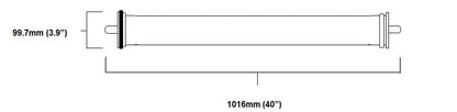 Inside-Out Aquacell 4040-PVC-100KH UF Membrane