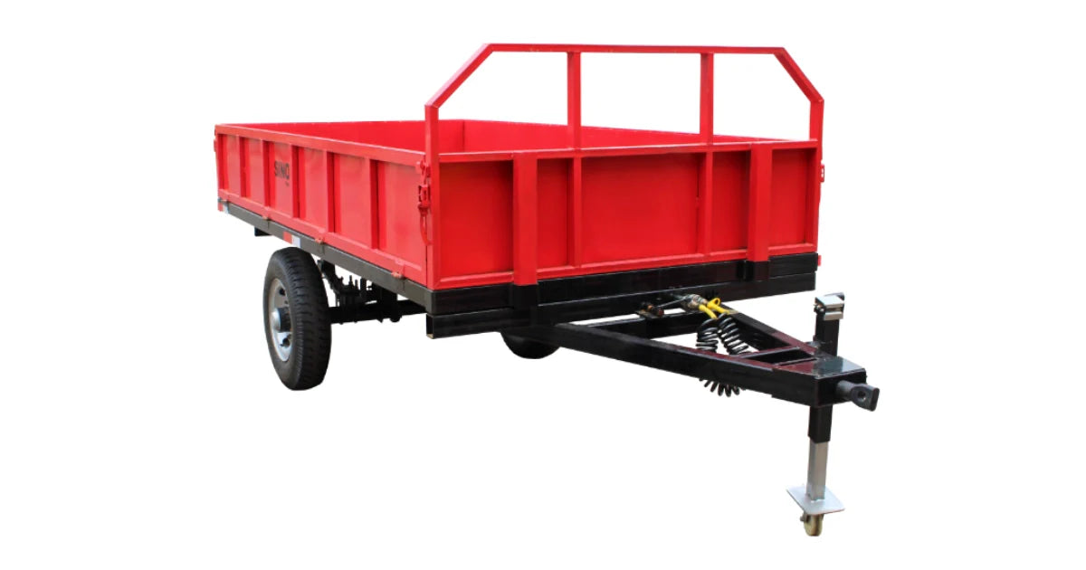 Tipping Yard Trailer 3T Hydraulic Single Axe