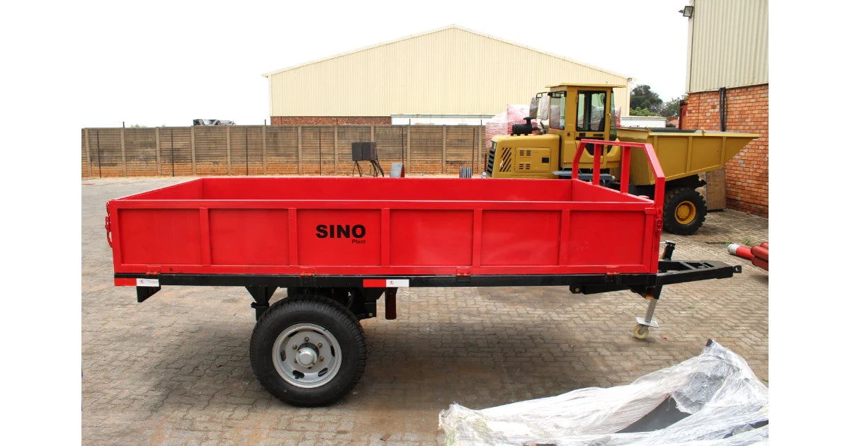 Tipping Yard Trailer 3T Hydraulic Single Axe