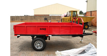 Tipping Yard Trailer 3T Hydraulic Single Axe