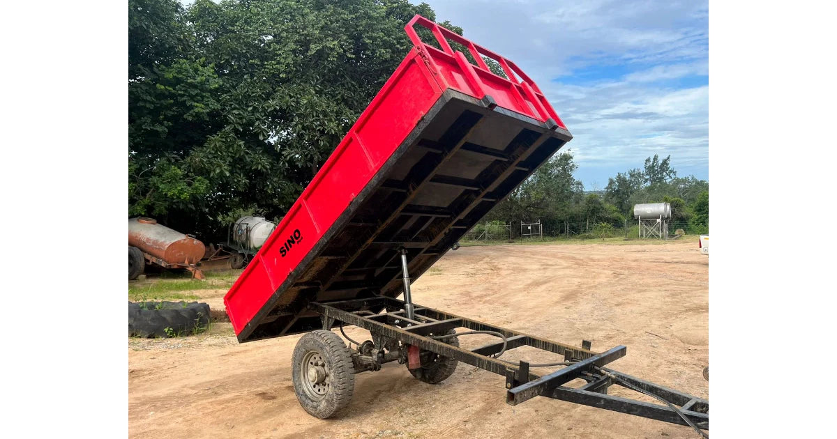 Tipping Yard Trailer 3T Hydraulic Single Axe